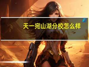 天一宛山湖分校怎么样