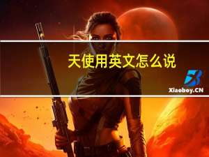 天使用英文怎么说