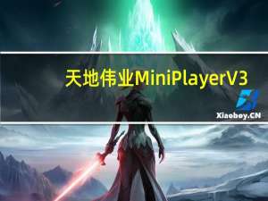 天地伟业MiniPlayer V3.3.1 绿色免费版（天地伟业MiniPlayer V3.3.1 绿色免费版功能简介）