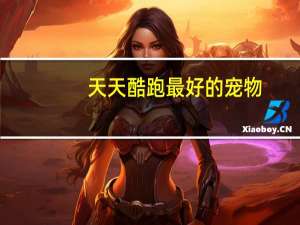 天天酷跑最好的宠物