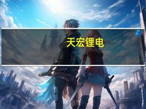 天宏锂电：2024年全球市场整体订单预计将继续低靡一段时间