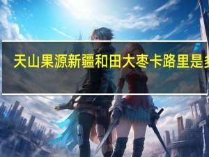 天山果源 新疆和田大枣卡路里是多少