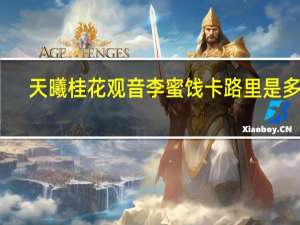 天曦 桂花观音李蜜饯卡路里是多少