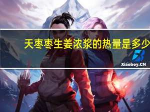 天枣 枣生姜浓浆的热量是多少