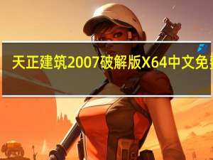天正建筑2007破解版 X64 中文免费版（天正建筑2007破解版 X64 中文免费版功能简介）