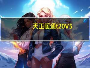 天正暖通t20 V5.0 永久免费版（天正暖通t20 V5.0 永久免费版功能简介）
