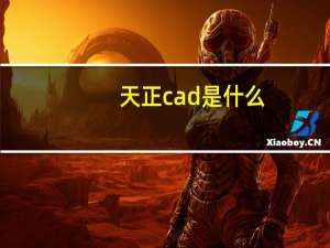 天正cad是什么