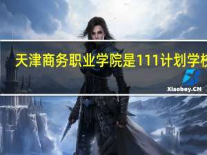 天津商务职业学院是111计划学校吗