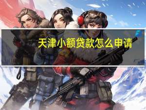 天津小额贷款怎么申请