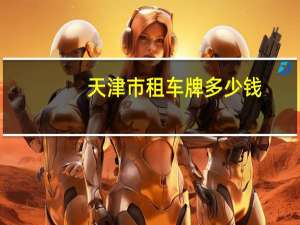 天津市租车牌多少钱