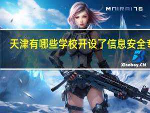 天津有哪些学校开设了信息安全专业