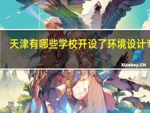 天津有哪些学校开设了环境设计专业