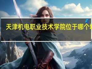 天津机电职业技术学院位于哪个城市