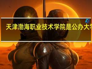 天津渤海职业技术学院是公办大学吗