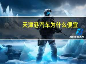 天津港汽车为什么便宜