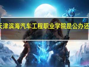 天津滨海汽车工程职业学院是公办还是民办