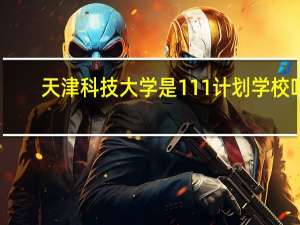 天津科技大学是111计划学校吗