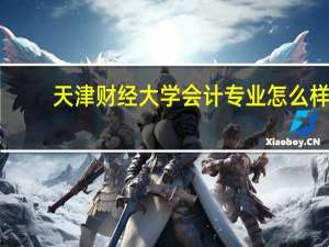 天津财经大学会计专业怎么样