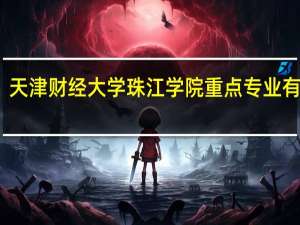 天津财经大学珠江学院重点专业有哪些