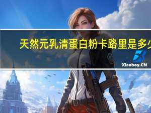 天然元 乳清蛋白粉卡路里是多少