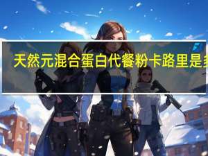 天然元 混合蛋白代餐粉卡路里是多少