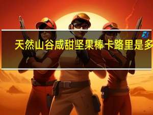 天然山谷 咸甜坚果棒卡路里是多少