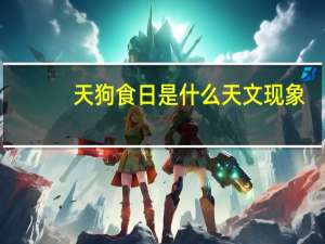 天狗食日是什么天文现象
