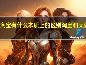 天猫和淘宝有什么本质上的区别 淘宝和天猫有什么区别