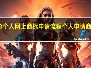 天眼查个人网上商标申请流程 个人申请商标怎么注册