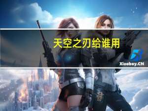 天空之刃给谁用（天空之刃给谁用）