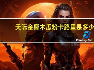 天际 金椰木瓜粉卡路里是多少