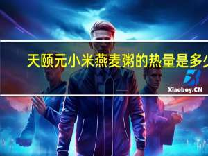 天颐元 小米燕麦粥的热量是多少