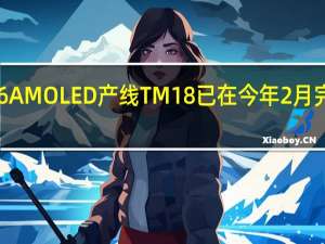 天马最新的G6AMOLED产线TM18已在今年2月完成首款产品的点亮