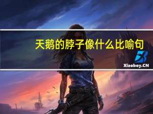 天鹅的脖子像什么比喻句