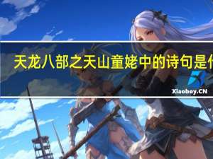 天龙八部之天山童姥中的诗句是什么_人生如梦……后面的是什么