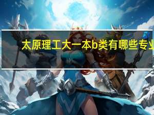 太原理工大一本b类有哪些专业