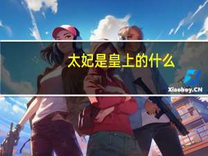 太妃是皇上的什么