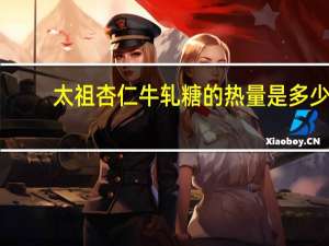 太祖 杏仁牛轧糖的热量是多少