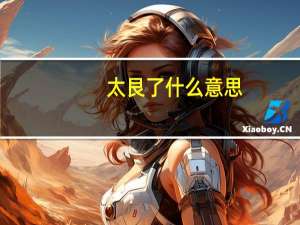 太艮了什么意思