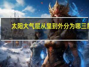 太阳大气层从里到外分为哪三层