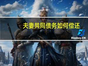 夫妻共同债务如何偿还