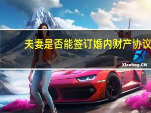 夫妻是否能签订婚内财产协议