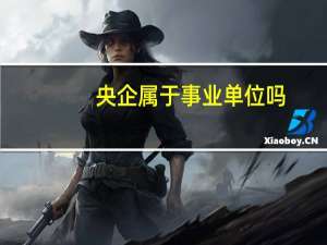 央企属于事业单位吗