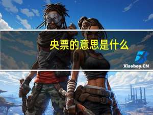 央票的意思是什么