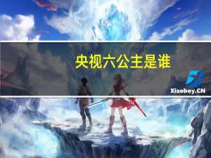 央视六公主是谁