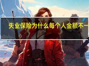 失业保险为什么每个人金额不一样