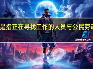 失业率是指正在寻找工作的人员与公民劳动力的百分比
