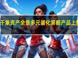 头部量化私募千象资产全景多元量化第略产品上新 目前已经开始募资
