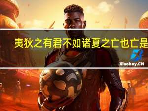 夷狄之有君不如诸夏之亡也亡是指（夷狄之有君不如诸夏之亡）
