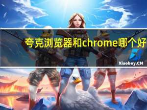 夸克浏览器和chrome哪个好